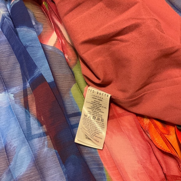 TED BAKER Evola floral-print midi skirt - Picture 5 of 5